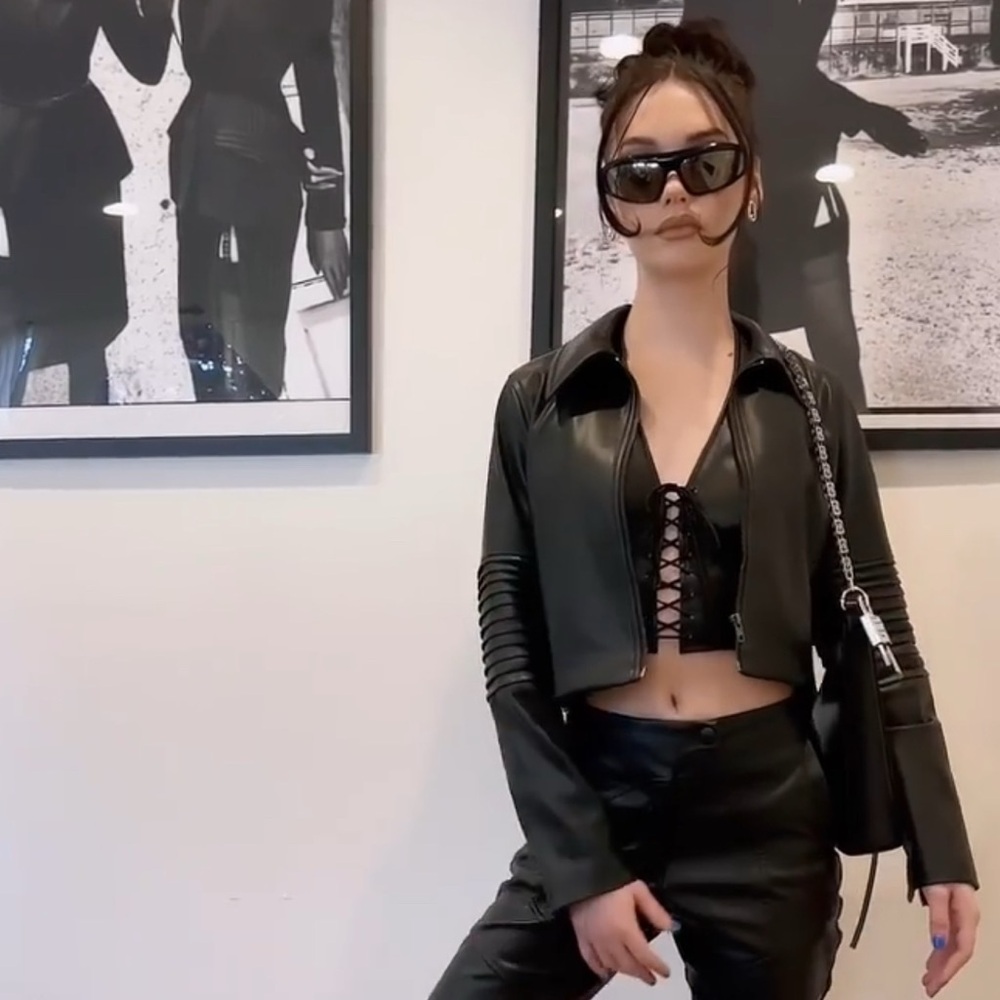 NWT Dollskill Leather Jacket
